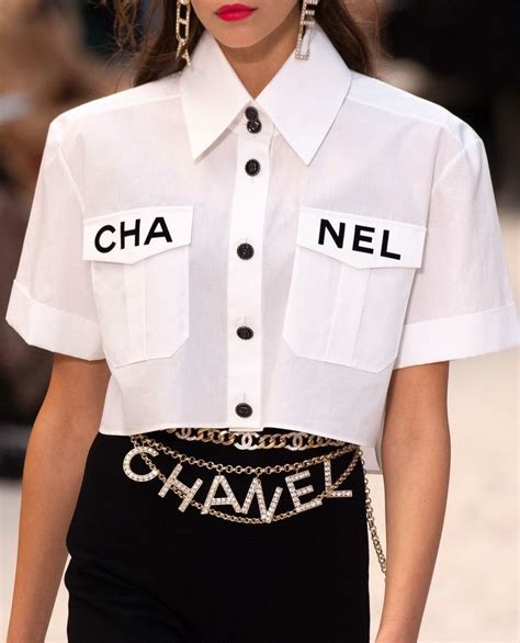 chanel top women|Chanel strappy tops.